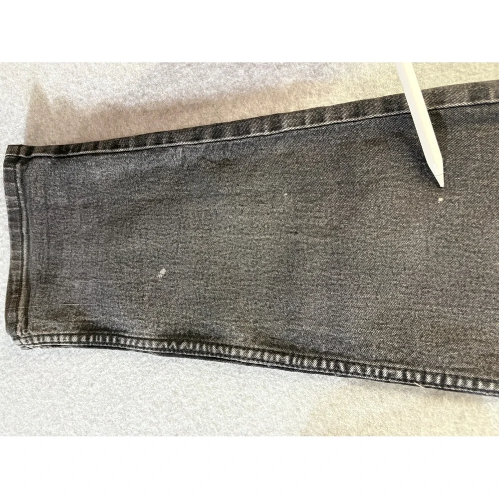 Gap Mens Black Skinny Jeans 38x32 Black Rinse Stretch‎ Denim S/447564-00